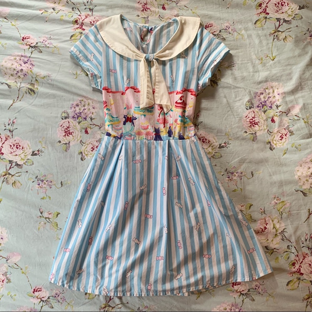 Bonne Chance Collections Blue Cupcake Candy Dress